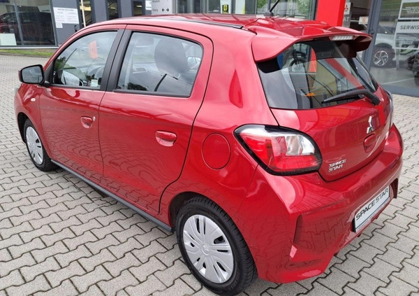 Mitsubishi Space Star cena 61900 przebieg: 27666, rok produkcji 2022 z Biała małe 37